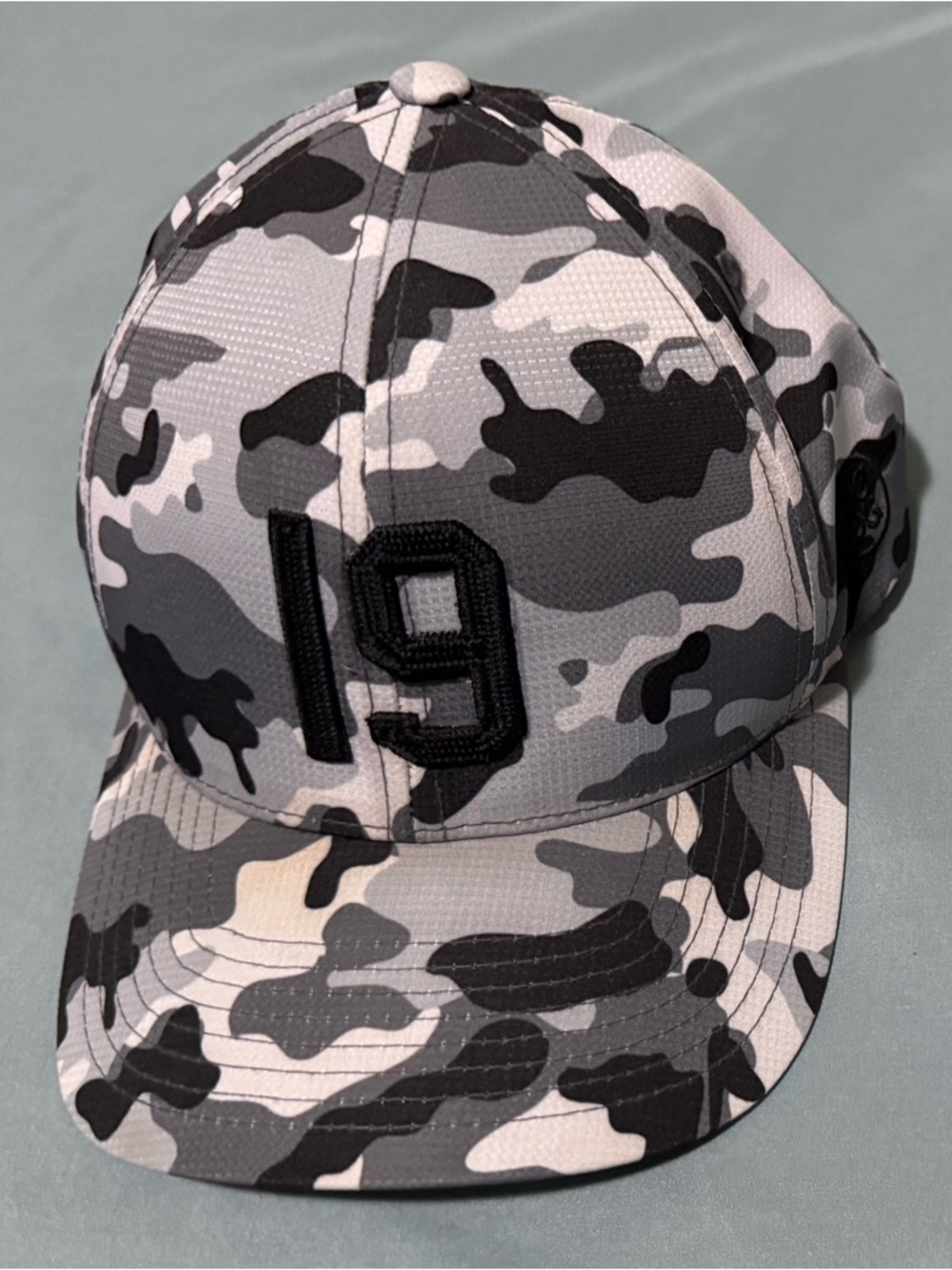 G/Fore + Paynes Valley 19th Hole Black Grey Trucker Golf Hat Tigers Course